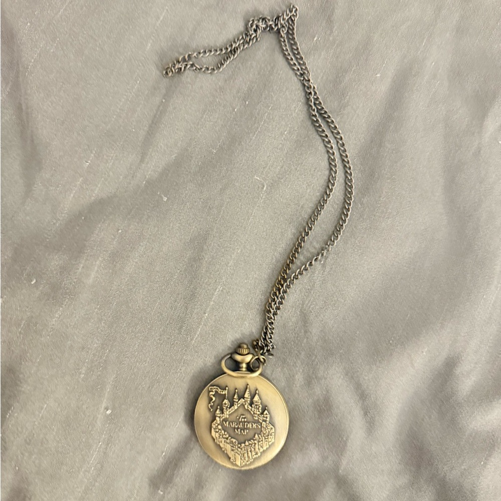 Bronze/Gold Harry Potter Marauder’s Map Pocket Watch